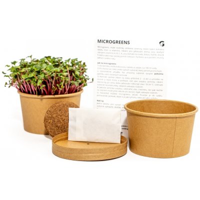 Gardners Microgreens "Vypěstuj si sám" pěstební kelímek - Ředkvička