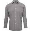 Pánská Košile Premier Workwear pánská bavlněná košile s dlouhým rukávem PR220 black