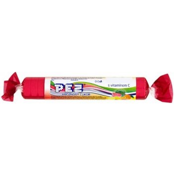 PEZ Hroznový cukr Tutti Frutti s vitamínem C 39 g