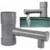 Okapový systém Bradas Lapač Sběrač dešťové vody s ventilem 80 mm šedý