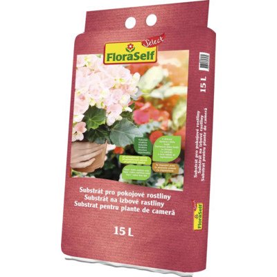 FloraSelf Substrát pro pokojové rostliny Select 15 l – Zboží Dáma