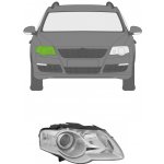 Pravé přední světlo VW Passat B6 / 05-10 | Zboží Auto