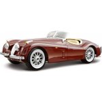 Bburago Kit Jaguar XK 120 Roadster 1951 červená 1:24 – Hledejceny.cz