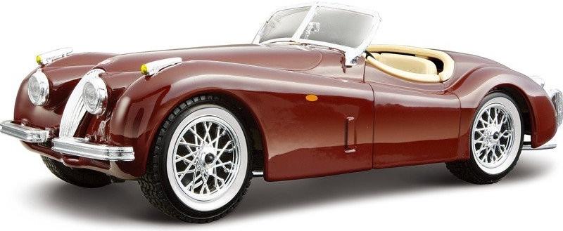 Bburago Kit Jaguar XK 120 Roadster 1951 červená 1:24