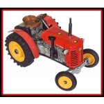 Kovap Kovap Traktor Zetor 25A červený na klíček kov 15cm v krabičce 1:25 – Sleviste.cz