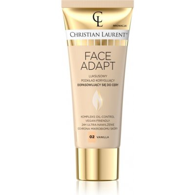 Christian Laurent Face Adapt hydratační make-up s vyhlazujícím účinkem 02 Vanilla 30 ml