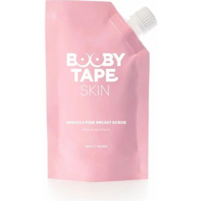 BOOBY TAPE MIRACLE PINK BREAST SCRUB Peeling na dekolt 150 g – Zboží Dáma