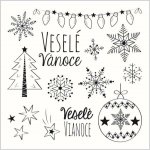 Aladine Vánoční razítka Stampo Noël, 13 ks - Veselé Vánoce – Hledejceny.cz