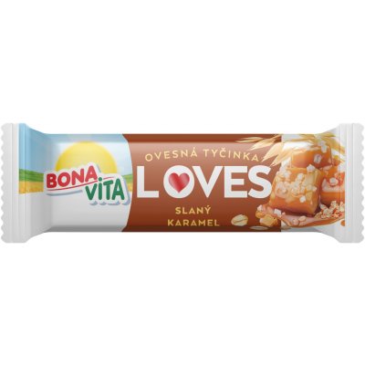 Bonavita Ovesná Tyčinka Loves slaný karamel 40g – Zboží Mobilmania