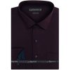 Pánská Košile Lui Bentini pánská košile dlouhý rukáv regular fit kostičkovaná LD220 vínovo-černá