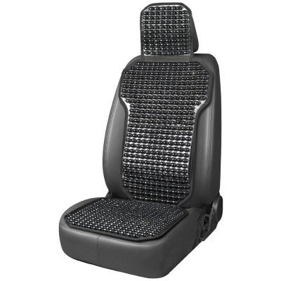 Autopotah Amio Kuličkový masážní potah sedadla do auta s bederní opěrkou a opěrkou hlavy | Zboží Auto