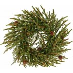 HOMESTYLING Vánoční věnec na dveře či stůl 40 cm matná zelená KO-317910430matn – Hledejceny.cz