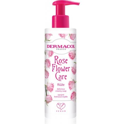 Dermacol Rose Flower Care tekuté mýdlo 250 ml – Zboží Mobilmania
