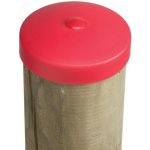 KBT Ochranná krytka na kulatinu 100mm červená – Zboží Mobilmania