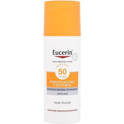 Eucerin Sun Protection Photoaging Control Sun Fluid SPF50+ opalovací emulze na obličej proti vráskám 50 ml – Hledejceny.cz