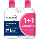 Bioderma Sensibio H2O micelární voda 2 x 500 ml dárková sada – Sleviste.cz