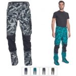 Cerva Neurum Camou kalhoty petrolejová – Zboží Mobilmania