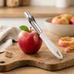 TESCOMA Presto bílý - vykrajovač jadřinců z nerezové oceli – HobbyKompas.cz