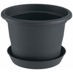 PARKSIDE Květináč s miskou Winchester 28 cm antracitový – Sleviste.cz