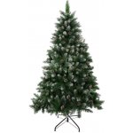 Stromček MagicHome Vianoce Albero, jedľa, zasnežené konce, so šiškami, 180 cm – Hledejceny.cz