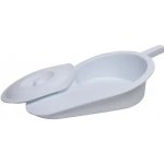 Sundo Podložní mísa plastová s víkem, 42 x 29,5 x 11,5/2 cm, bílá – Sleviste.cz