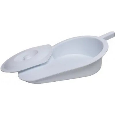 Sundo Podložní mísa plastová s víkem, 42 x 29,5 x 11,5/2 cm, bílá – Sleviste.cz