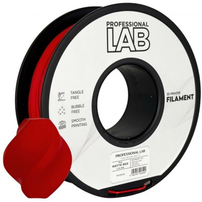 Professional Lab PLA matte červená 1.75mm 1kg – Zboží Mobilmania