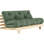 Karup Design Sofa Root natural pine olive green 756 karup natural 160 x 200 cm – Zboží Mobilmania