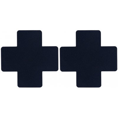 SuperLove Cross Nipple Covers Black – Zboží Dáma