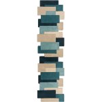 Flair Rugs Abstract Collage Teal – Zboží Mobilmania