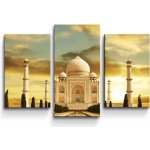 Sablio Obraz - 3-dílný Taj Mahal - 75x50 cm – Hledejceny.cz