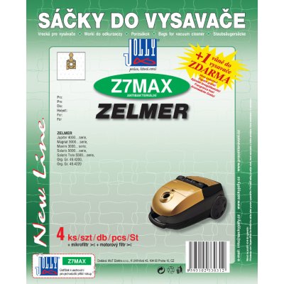 Jolly MAX Z 7 (4ks) do vysav. ZELMER Magnat 3000, Jupiter 4000, Maxim 3000, Solaris 5000 – Zbozi.Blesk.cz