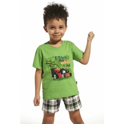 Cornette dětské pyžamo 67 sekačka zelené