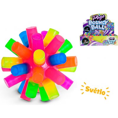 Hopík 7 5 cm barevný na baterie se světlem – Hledejceny.cz