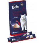 Brit Premium by Nature Cat Creamy Treats with Beef 6 x 15 g – Hledejceny.cz