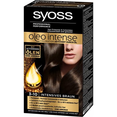 Syoss Oleo Intense Color 3-10 tmavě hnědý – Zbozi.Blesk.cz