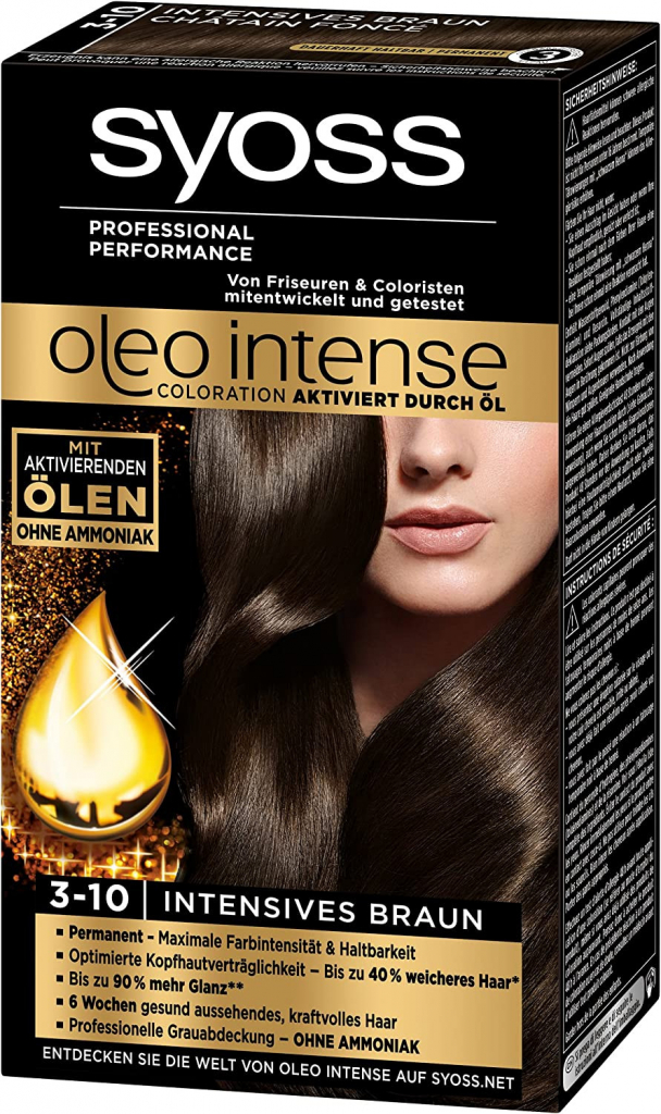 Syoss Oleo Intense Color 3-10 tmavě hnědý