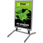Print.cz Reklamní stojan Áčko s ocelovou základnou A1 – Sleviste.cz