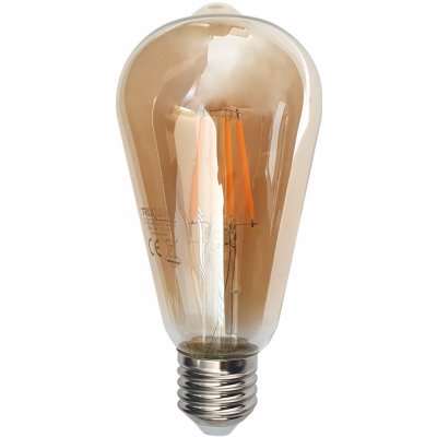 Trixline Dekorační LED žárovka Gold FILAMENT 4W 440lm ST64 E27 teplá bílá – Hledejceny.cz