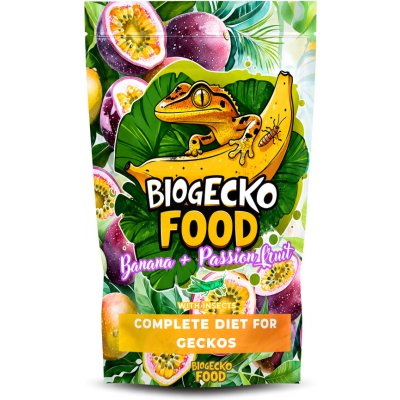 BioGecko Food banán a mučenka 100 g – Zboží Mobilmania