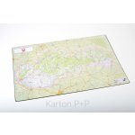 Karton P+P podložka na stůl mapa Slovenské republiky – Sleviste.cz