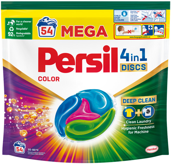 Persil prací kapsle Discs 4v1 Color 54 ks