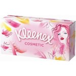 Kleenex Cosmetic papírové kapesníčky v krabičce 3-vrstvé 80 ks – Zboží Mobilmania