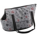 JK ANIMALS taška Grey Lux M stylová taška pro malé a střední psy 50 x 30 x 31 cm – Zboží Dáma