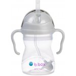 b.box hrneček s brčkem šedý 240 ml – Zboží Mobilmania