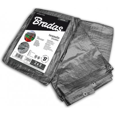 Bradas plachta GRAY 200 g/m2 6 x 12 m PLG2006/12 – Zboží Dáma