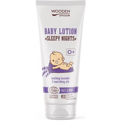 Wooden Spoon Dětské organické tělové mléko s levandulí 100 ml – Zboží Dáma