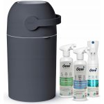 Magic Koš na pleny Grafitová – Zboží Dáma