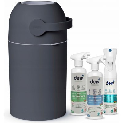 Magic Koš na pleny Grafitová – Zboží Dáma