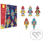 Janod Atelier Sada Mini Origami papírové skládačky Rakety od 7 let – Zboží Dáma
